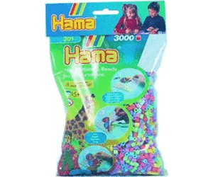 Hama Beutel mit 3000 Bügelperlen pastell-grün