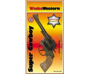 Western Pistole 12 Schuss Denver 22 cm Spielzeug Sohni Wicke Karneval Fasching 