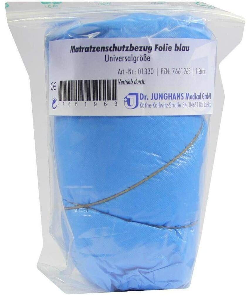 Dr. Junghans Medical Matratzen-Schutzbezug Pe Folie Blau ...