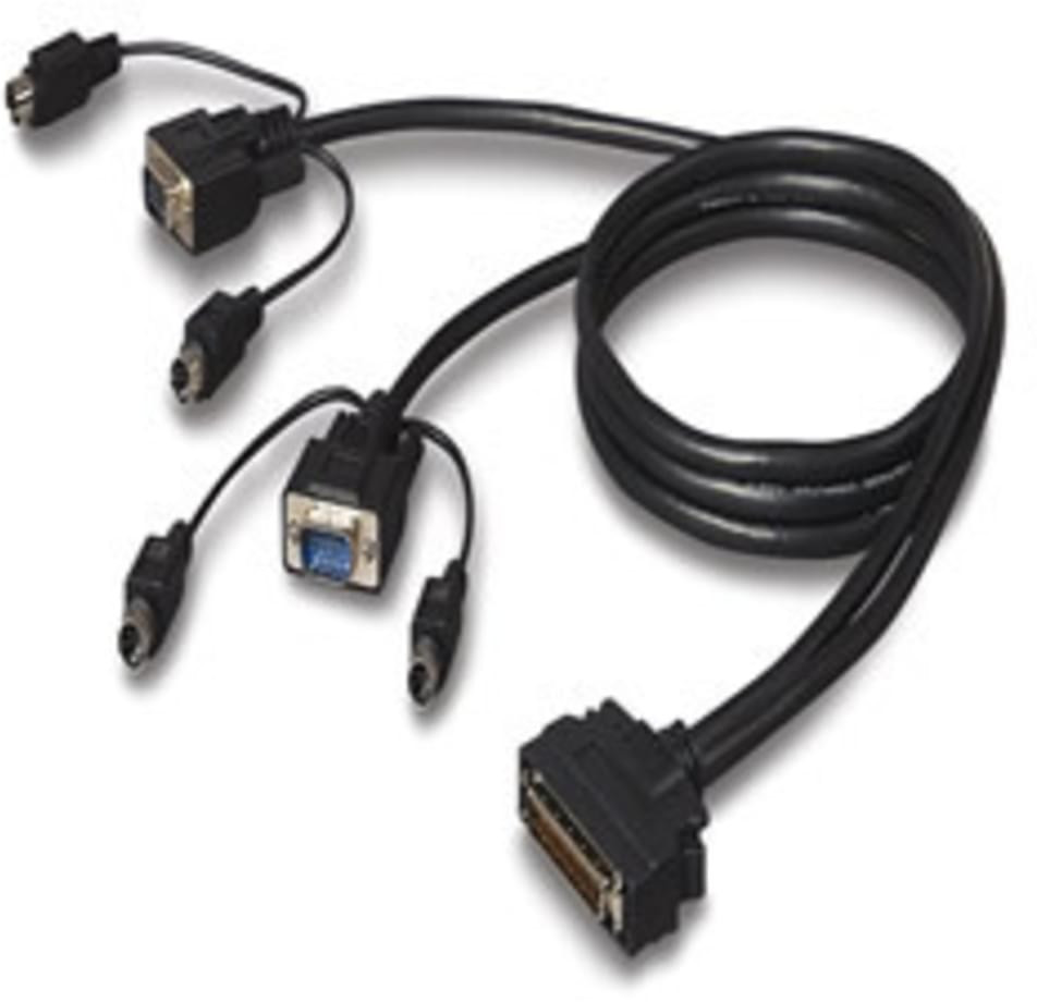 Belkin OmniView Dual Port Cable, PS/2 (F1D9400-06)