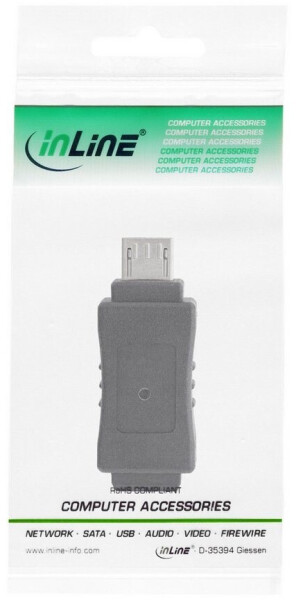 InLine Micro-USB Adapter, Micro-B Stecker an Mini USB 5-pol Buchse (31602), Bild 3