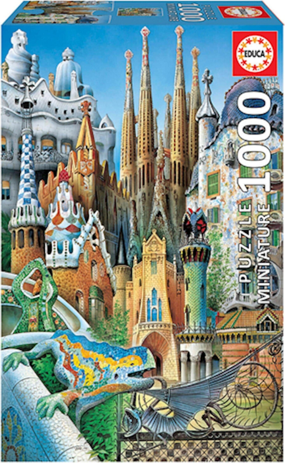 Educa Borrás Mini - Gaudi - Collage (1 000 pièces)