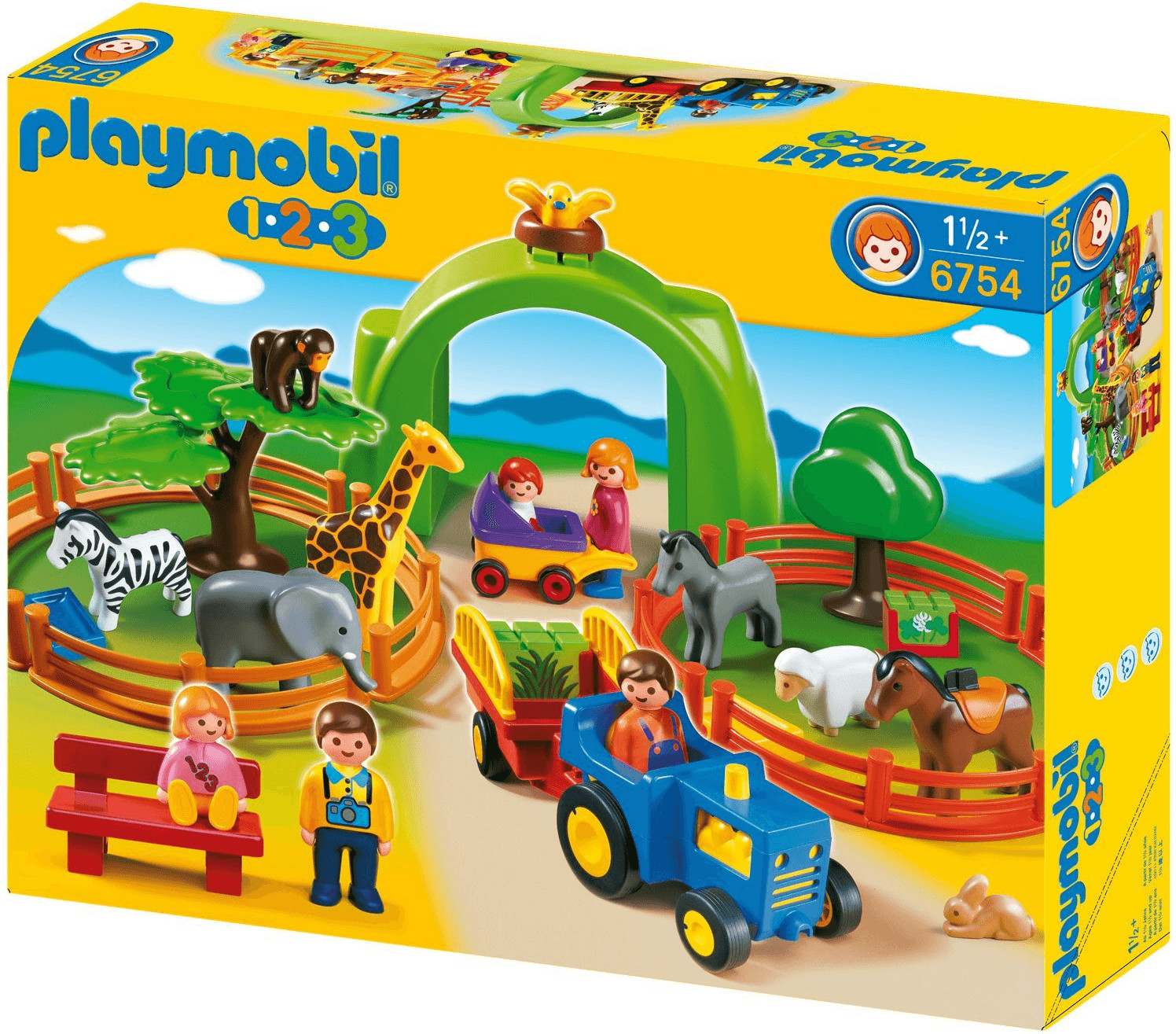 Playmobil 1.2.3 Large Zoo (6754)