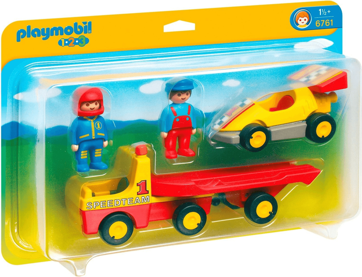 Playmobil Racing Car With Transporter (6761)