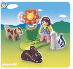 Playmobil Fillette et animaux familiers (6763)