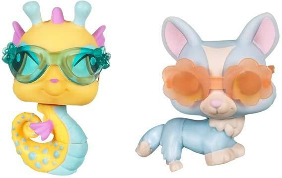Littlest Pet Shop 2 Piece Set Animal Fun Assortment