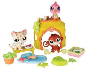 Littlest Pet Shop 3 Petshop et accessoires - L'aire de jeu