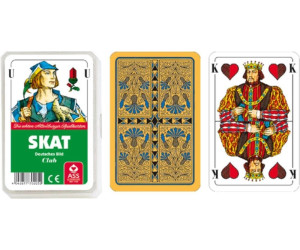 Fünfzehnerpack SKAT,Deutsches Bild ASS Club Spielkarten Skatkarten 32 Blatt Q 