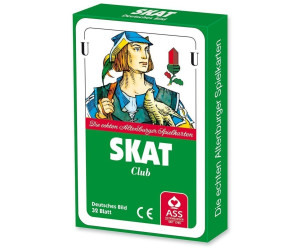Fünfundsiebzigerpaket SKAT,Deutsches Bild ASS Spielkarten Skatkarten 32 Blatt Q 