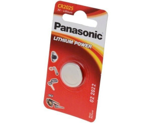 Panasonic CR2025 Pila botón de litio no-recargable, 3V, 165 mAh, Paquete de  2 unidades : : Electrónica