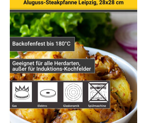 | ab 21,80 28 € Krüger x 28 bei Steak-Pfanne Leipzig Preisvergleich cm