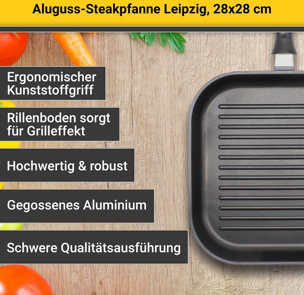 Krüger Leipzig Steak-Pfanne 28 x 28 cm ab 21,80 € | Preisvergleich bei