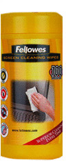 FELLOWES Dispensador 100 toallitas limpiadoras pantalla 9970330