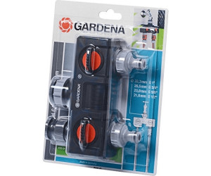 Gardena raccord de robinet double noir et orange 8193-20 - La Poste
