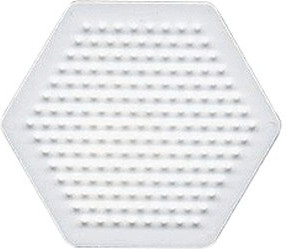 Hama MIDI - Plaque blanche - Petite hexagonale (223)