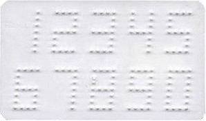 Hama MIDI - Plaque blanche - Chiffres (273)