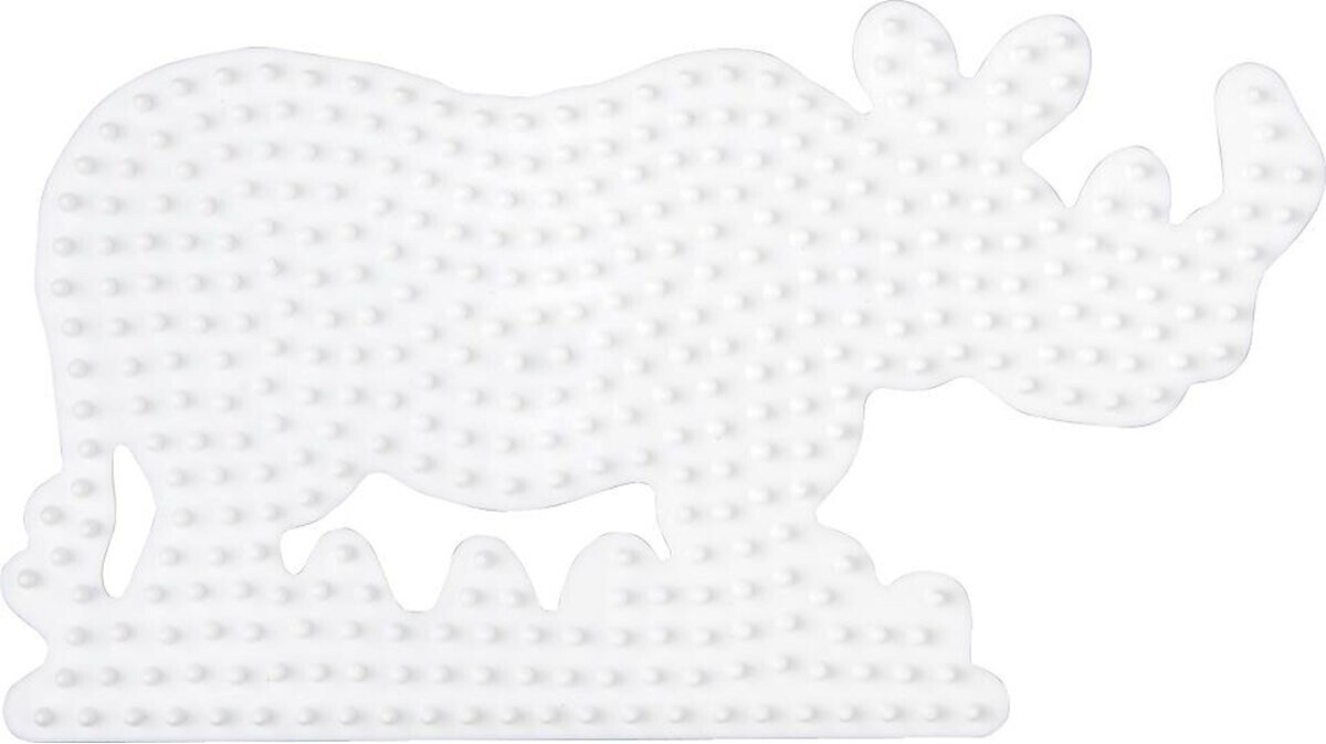 Hama MIDI - Plaque blanche - Rhinocéros (295)