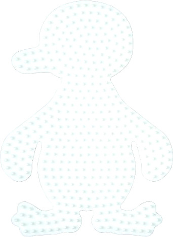 Hama MIDI - Plaque blanche - Pingouin (301)