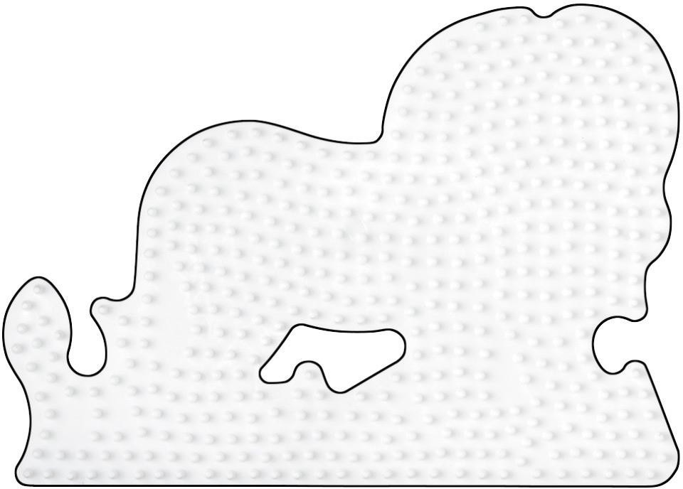 Hama MIDI - Plaque blanche - Lion (293)