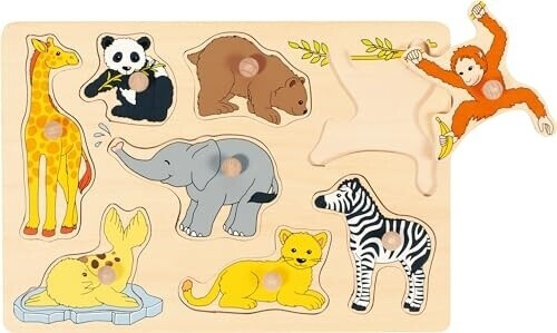 Goki Puzzle des bébés animaux