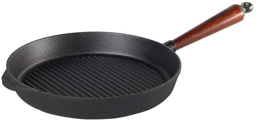 Skeppshult Poêle grill avec poignée en bois 28 cm