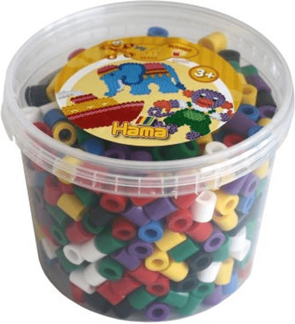 Hama MAXI - Pot de 600 perles - Mélange 00 (8570)