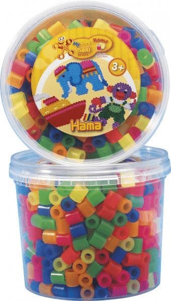 Hama MAXI - Pot de 600 perles - Mélange 51 (8572)