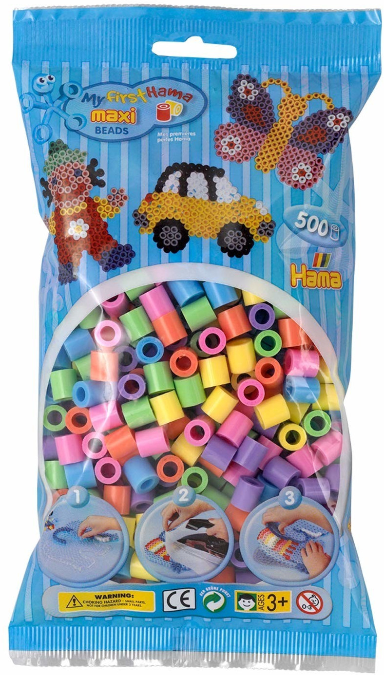 Hama MAXI - 500 perles en sachet - Mélange 50 (8471)