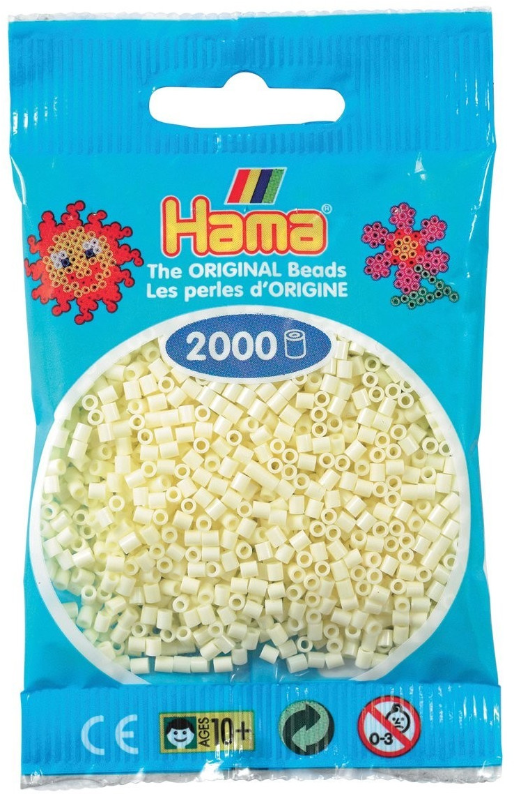 Hama MINI - 2 000 perles en sachet - Crème (501-02)