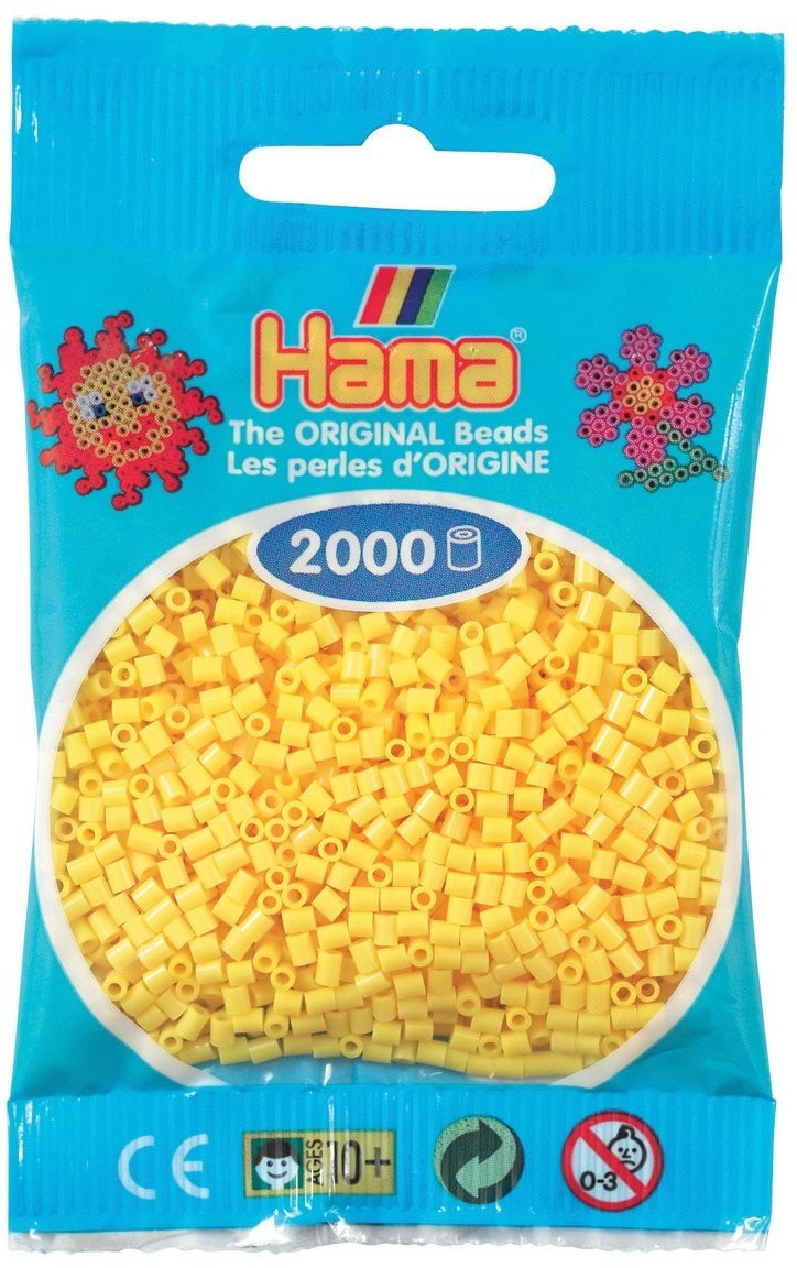 Hama MINI - 2 000 perles en sachet - Jaune (501-03)