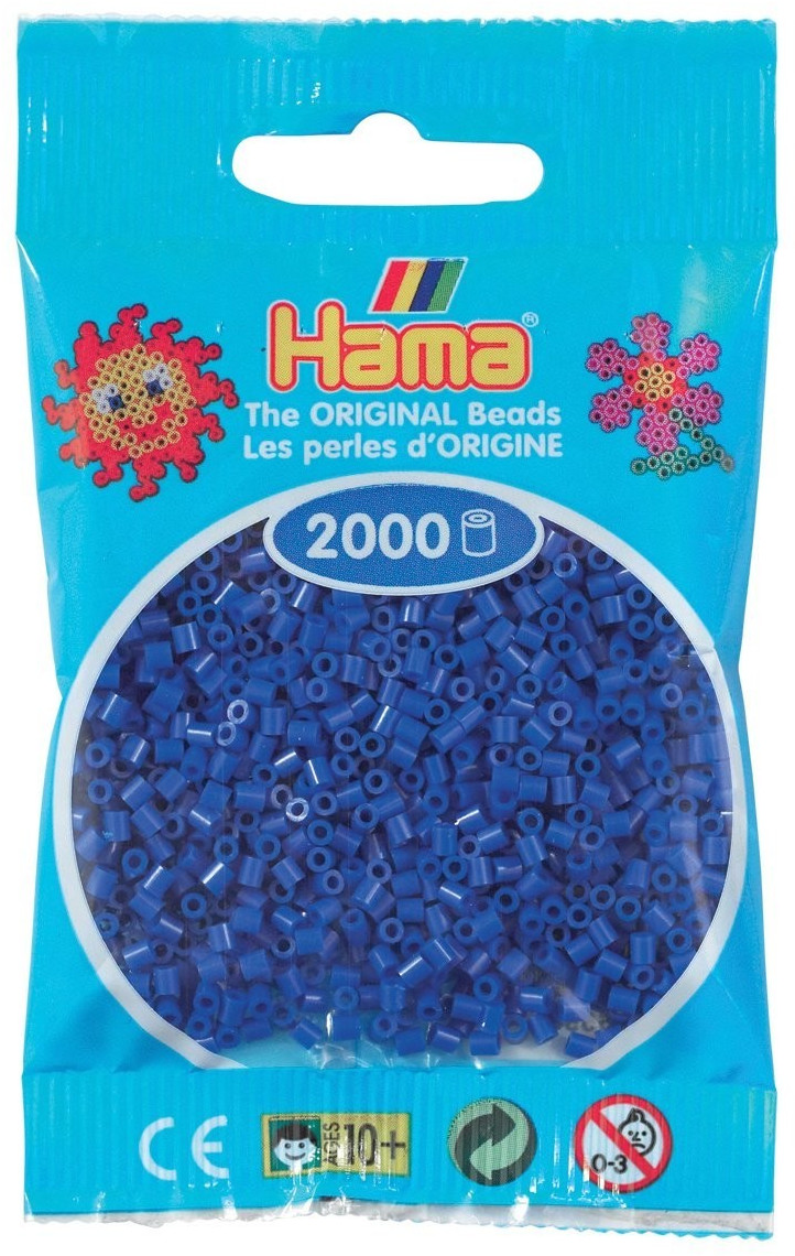 Hama MINI - 2 000 perles en sachet - Bleu (501-08)