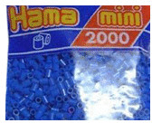 Hama MINI - 2 000 perles en sachet - Bleu foncé (501-09)