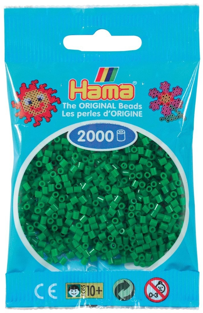 Hama MINI - 2 000 perles en sachet - Vert (501-10)