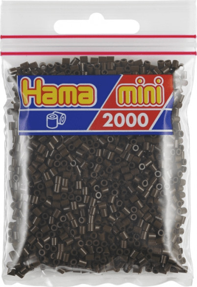 Hama MINI - 2 000 perles en sachet - Marron (501-12)
