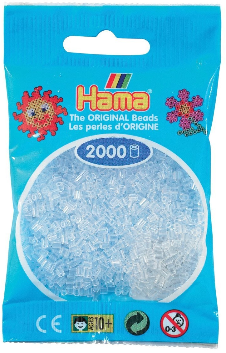 Hama MINI - 2 000 perles en sachet - Transparent (501-19)