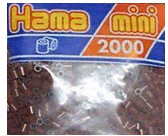 Hama MINI - 2 000 perles en sachet - Bordeaux (501-30)