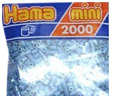 Hama MINI - 2 000 perles en sachet - Turquoise (501-31)