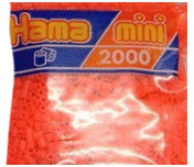 Hama MINI - 2 000 perles en sachet - Cerise (501-33)