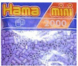Hama MINI - 2 000 perles en sachet - Violet pastel (501-45)