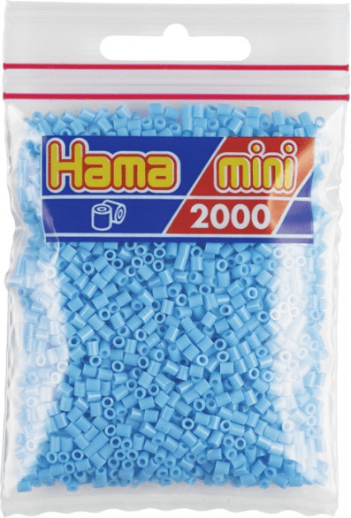 Hama MINI - 2 000 perles en sachet - Bleu pastel (501-46)