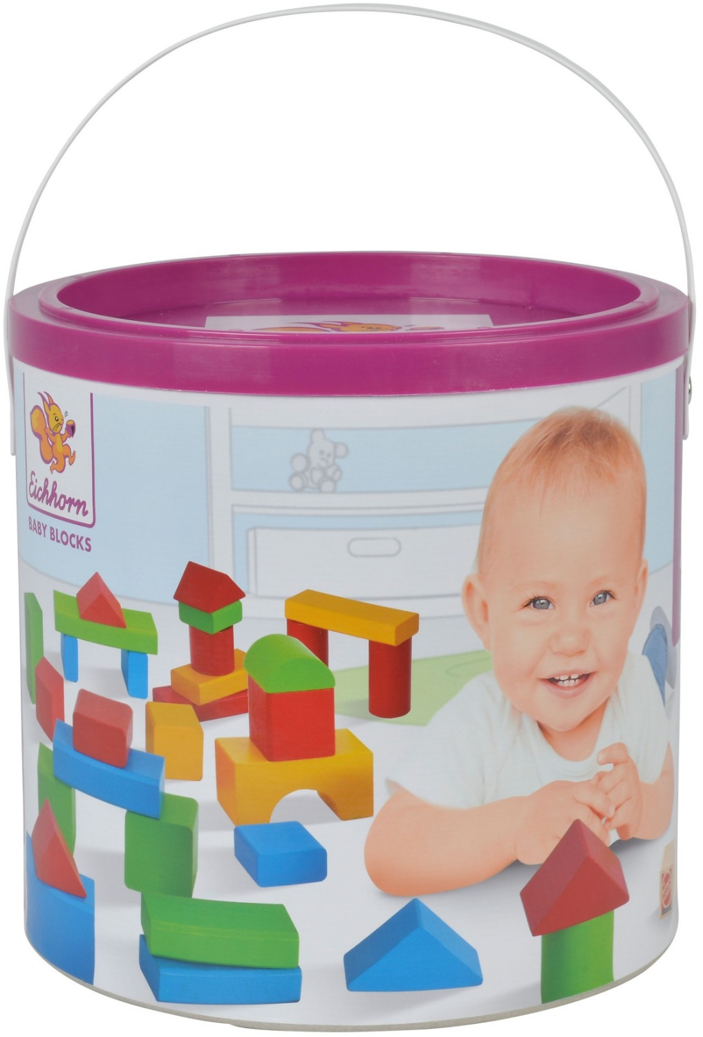 Heros Creativ - blocs de construction en bois Baby-Box 50 (50401)
