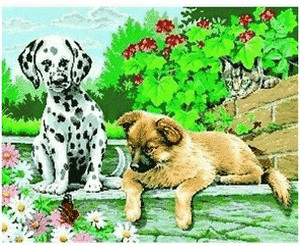 Mammut jouets Peinture au numéro - Chiots