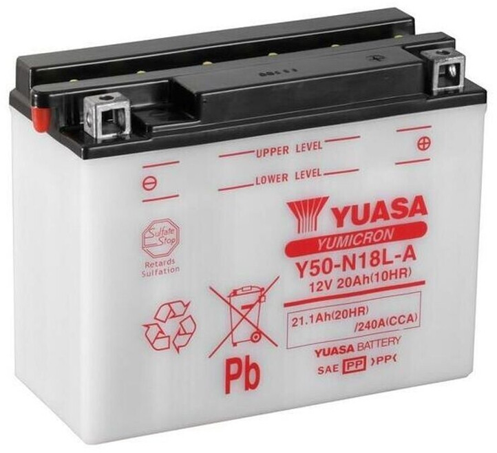 Yuasa 12V 20Ah Y50-N18L-A