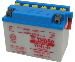 YUASA YB4L-B 12V 4Ah Battery For Malaguti F10 F12 F15 Phantom XSM XTM Center 50