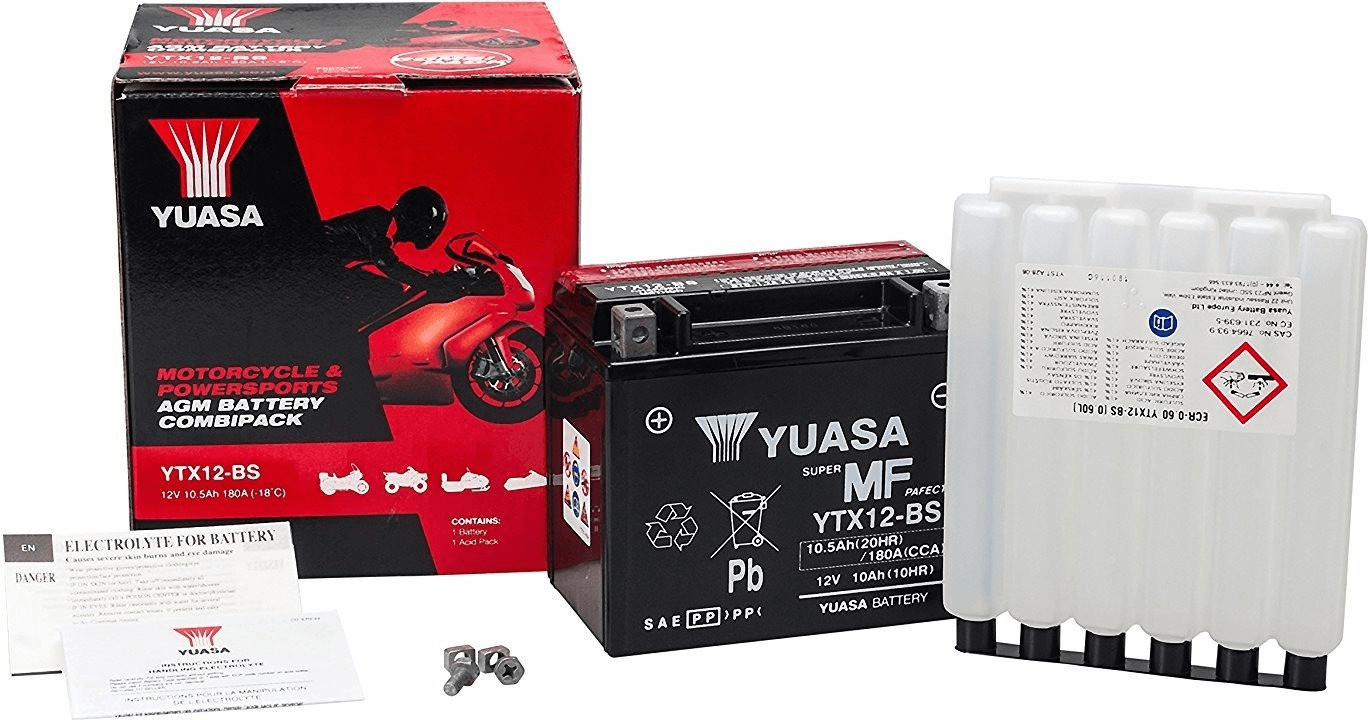 Yuasa 12V 10Ah YTX12-BS au meilleur prix sur