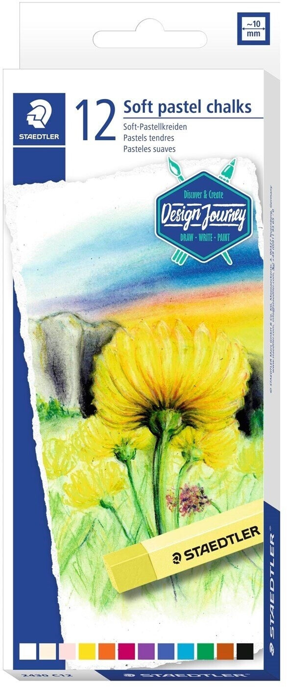 Staedtler Craies pastel soft Karat - étui carton de 12