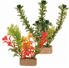Trixie 6 plantes plastiques avec base sable et résine 30 cm (8935)