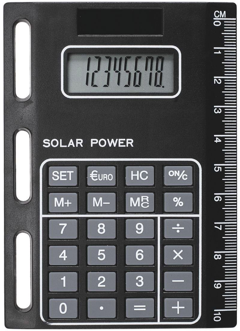bind Calculatrice solaire avec perforation universelle