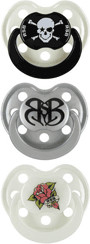 Rock Star Baby Pacifier Size 1 (0-3 Months)