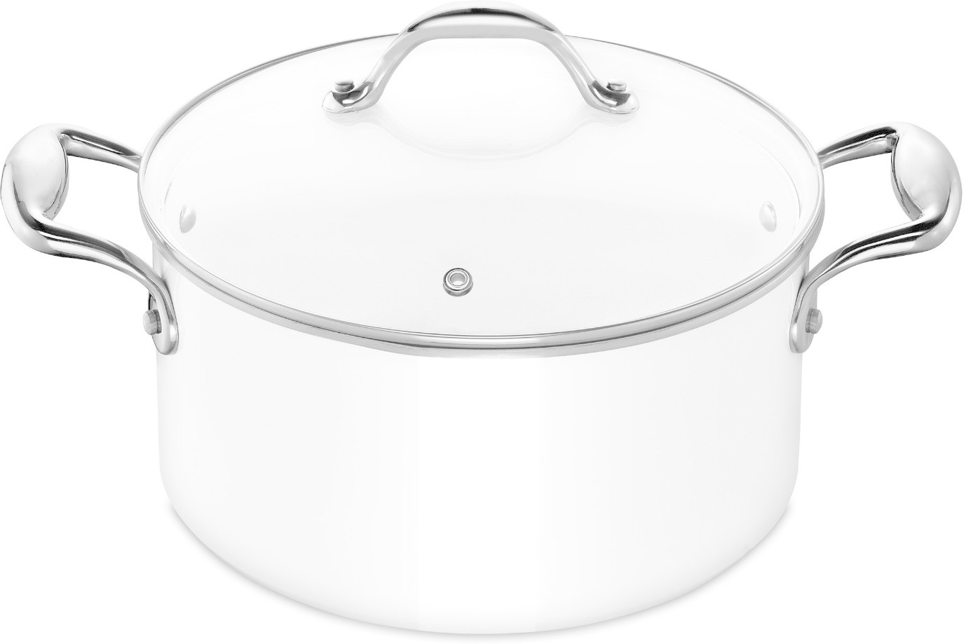Lagostina Accademia Bianca marmite avec couvercle 20 cm